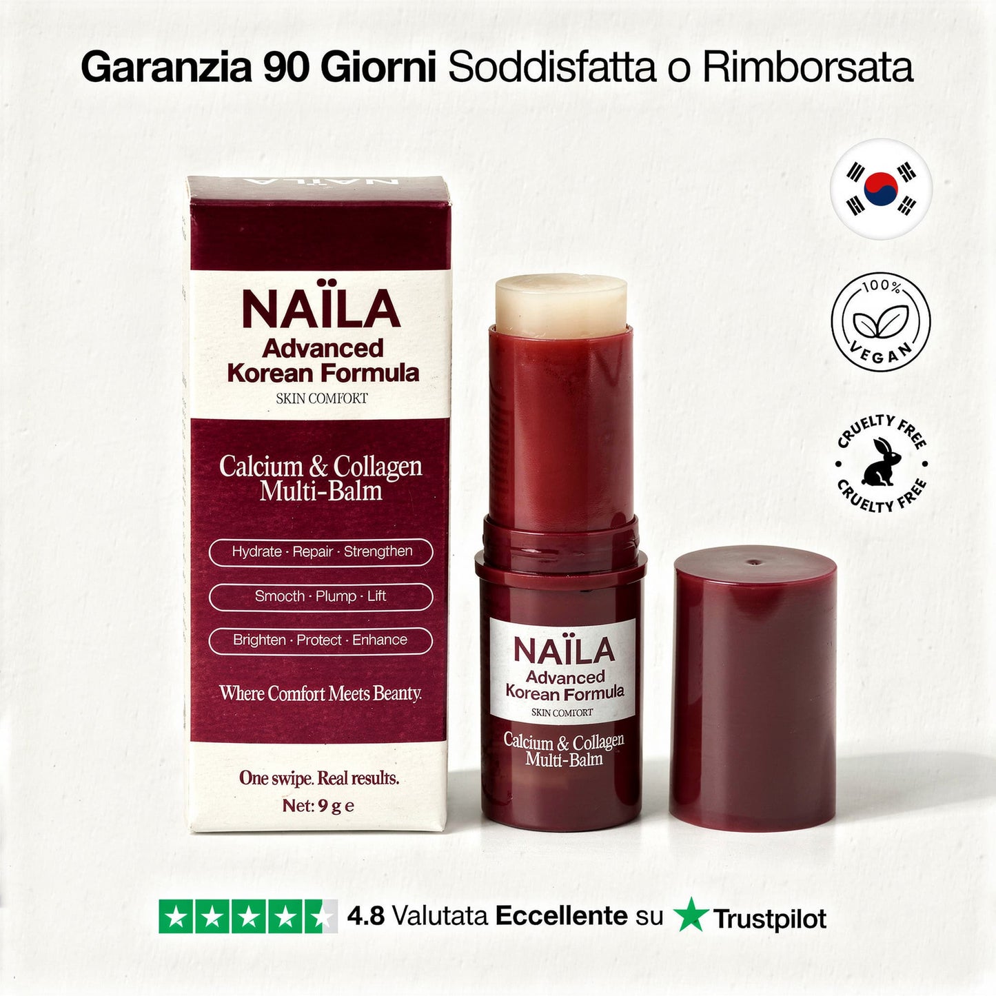 Stick Anti-Età al Calcio e Collagene